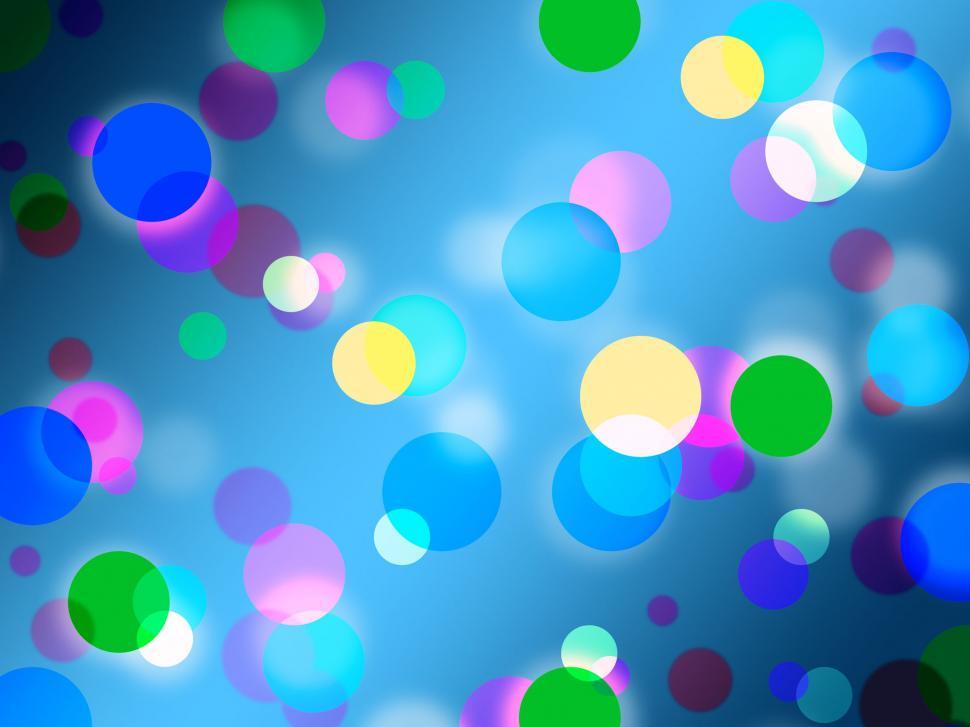 Free Image of Blue Spots Background Shows Bright Circles Pattern  