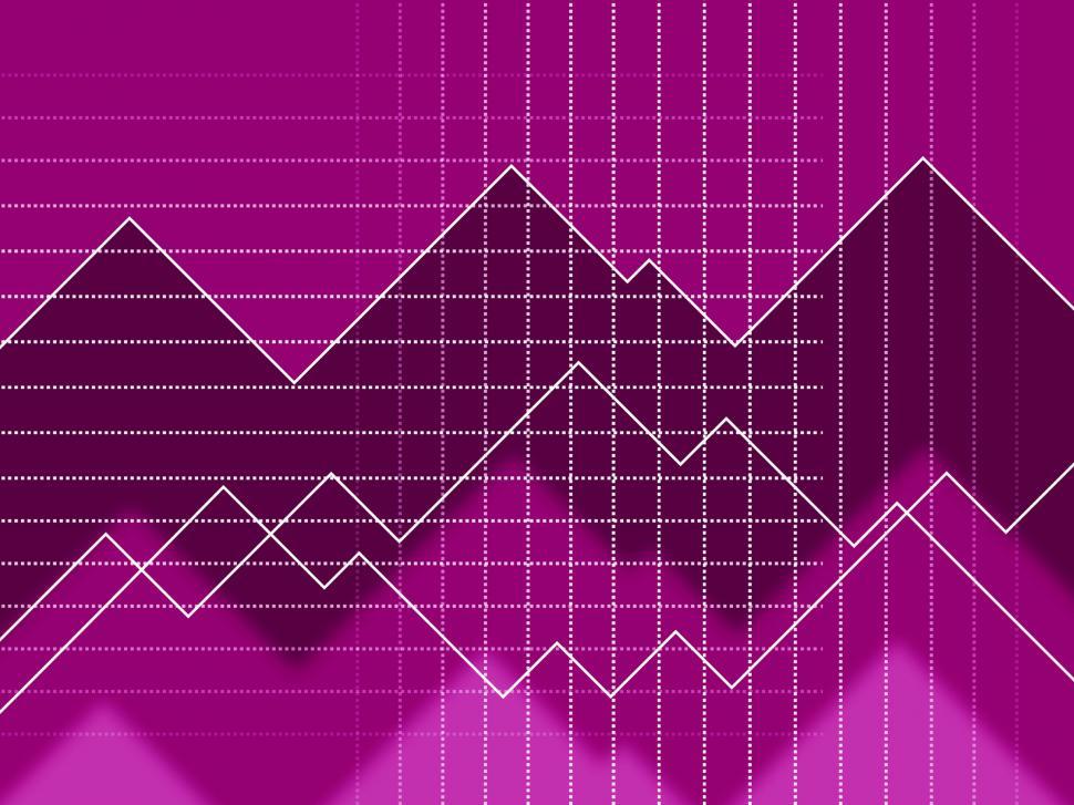 Free Image of Purple Spikes Background Means Peaks And Jagged Lines  