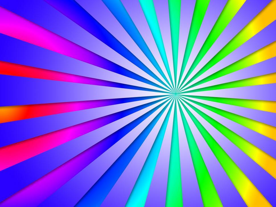 Free Image of Colourful Dizzy Striped Tunnel Background Means Dizzy Abstractio 