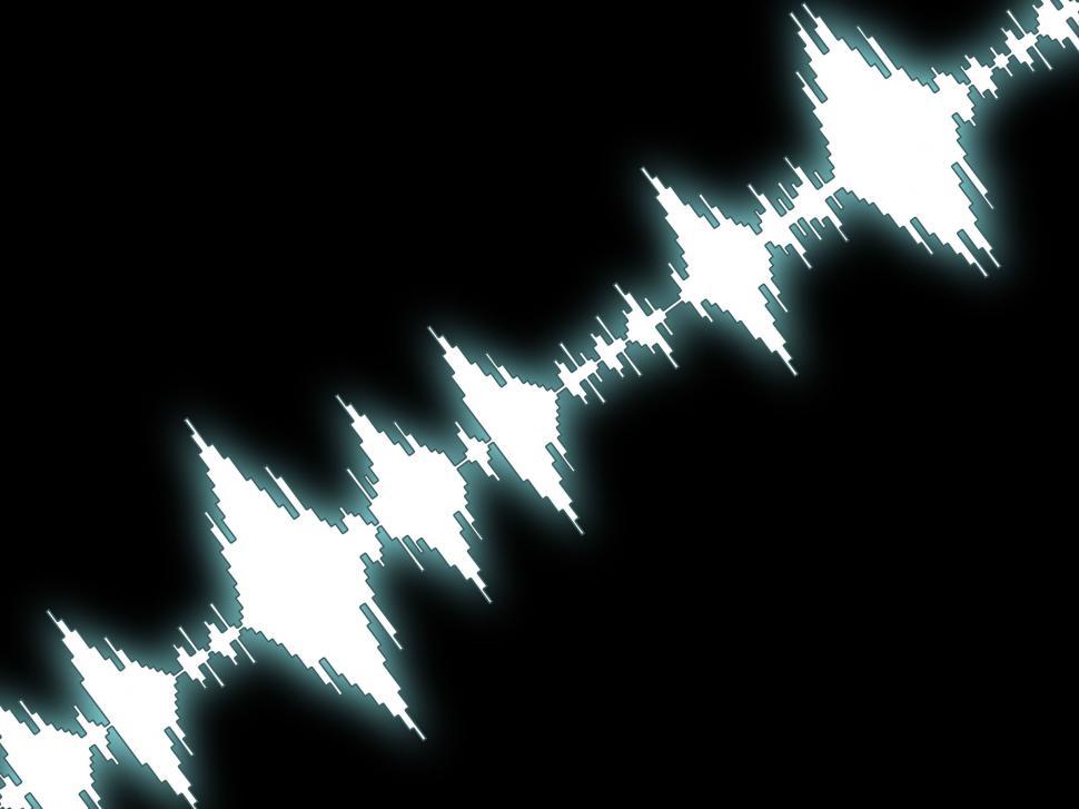 Free Image of Sound Wave Background Shows Equalizer Or Amplifier  