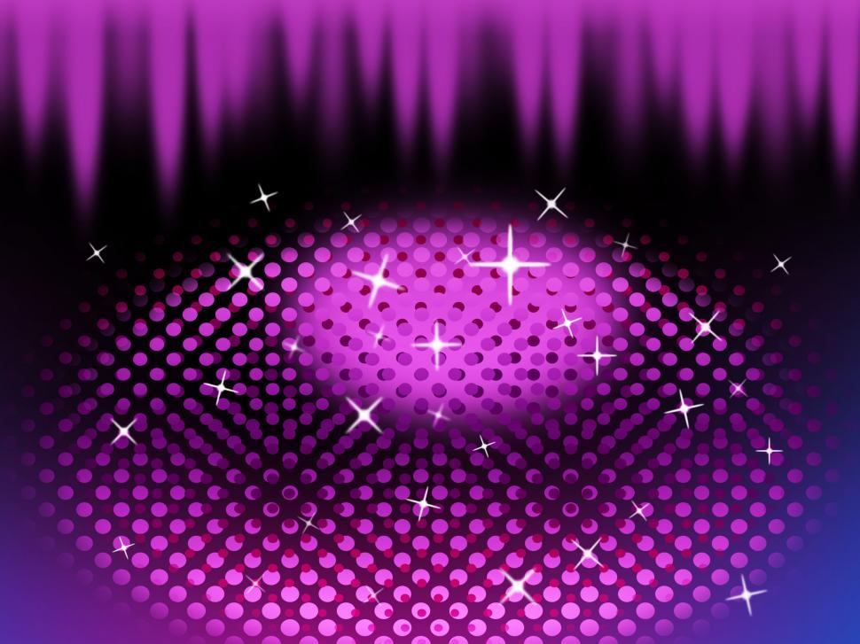 Free Image of Purple Eye Shape Background Means Circles Ovals And Spikes  