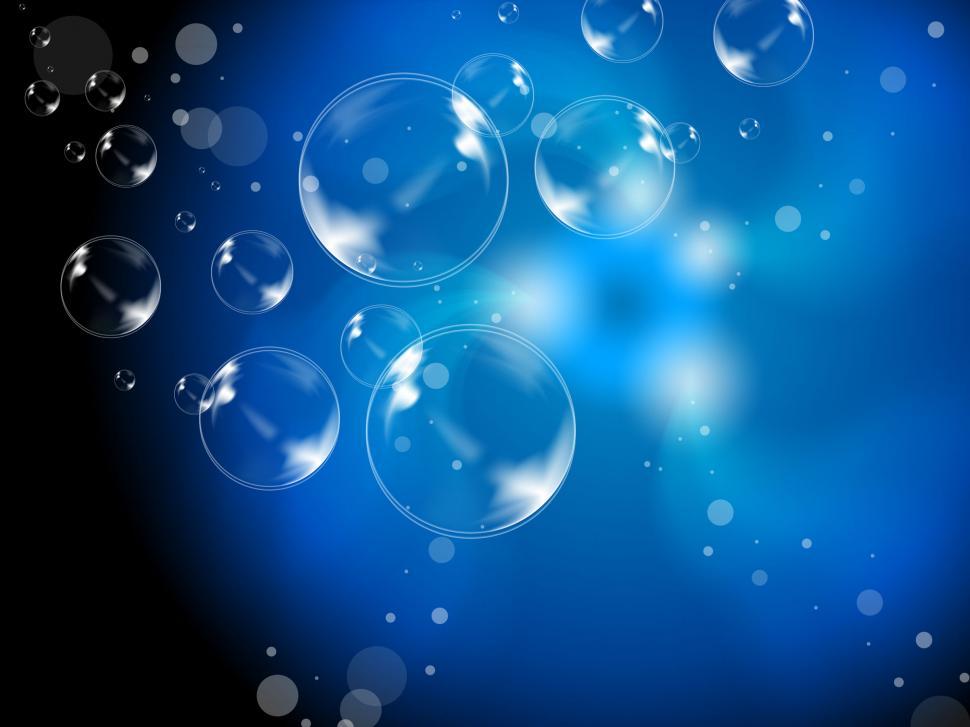 Free Image of Abstract Bubbles Background Means Soapy Spheres Wallpaper  