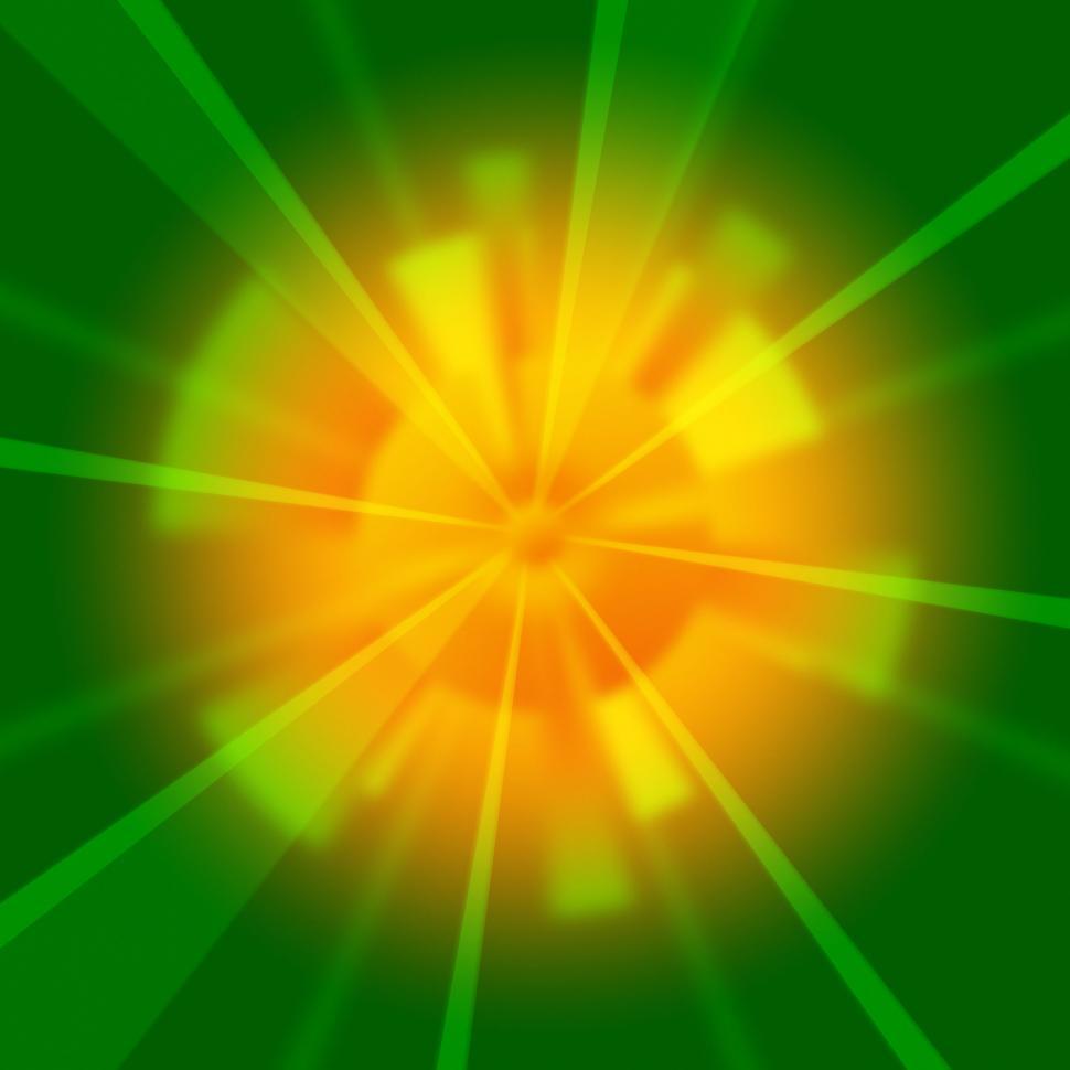 Free Image of Green Beams Background Shows Shining And Rays  