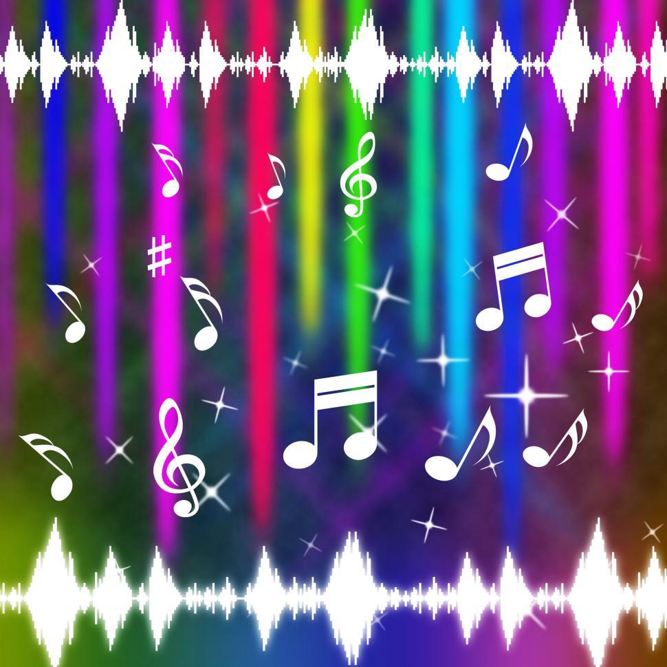 Free Image of Music Background Means Pop Rock And Instruments  