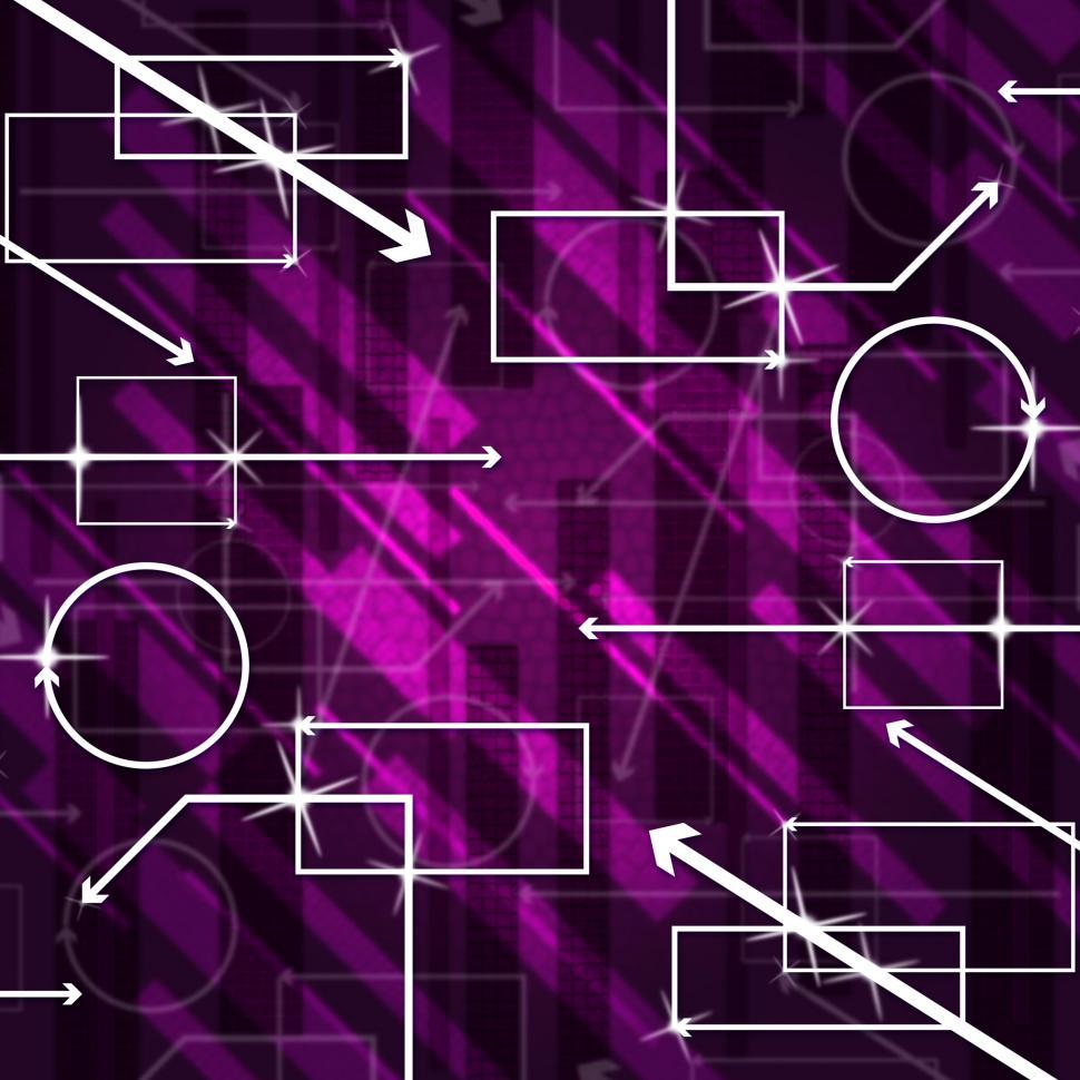 Free Image of Mauve Shapes Background Means Rectangles Oblongs And Arrows  