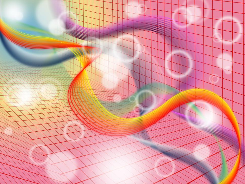 Free Image of Red Twisting Background Means Colorful Wavy And Graph  