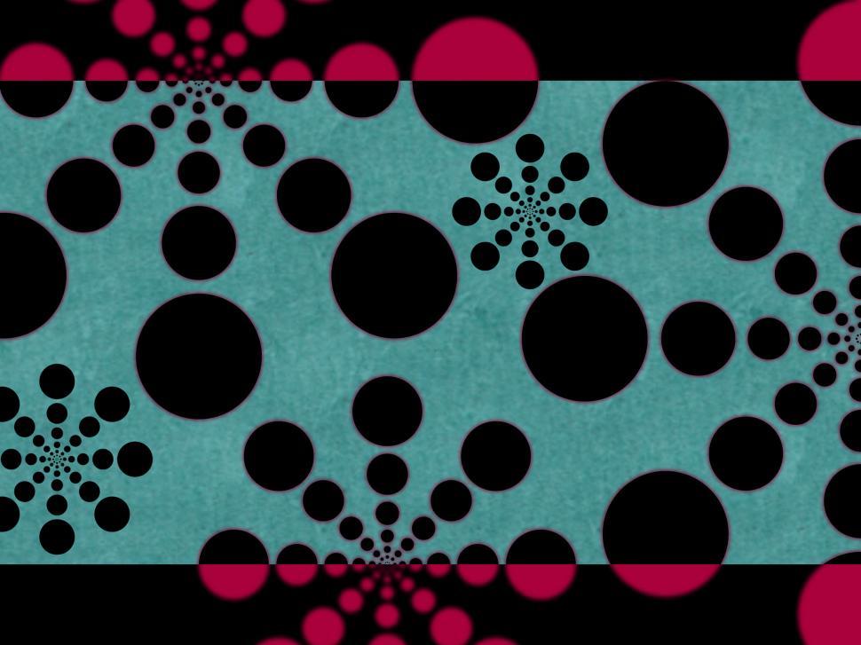 Free Image of Dots Background Means Round Shapes And Blobs  