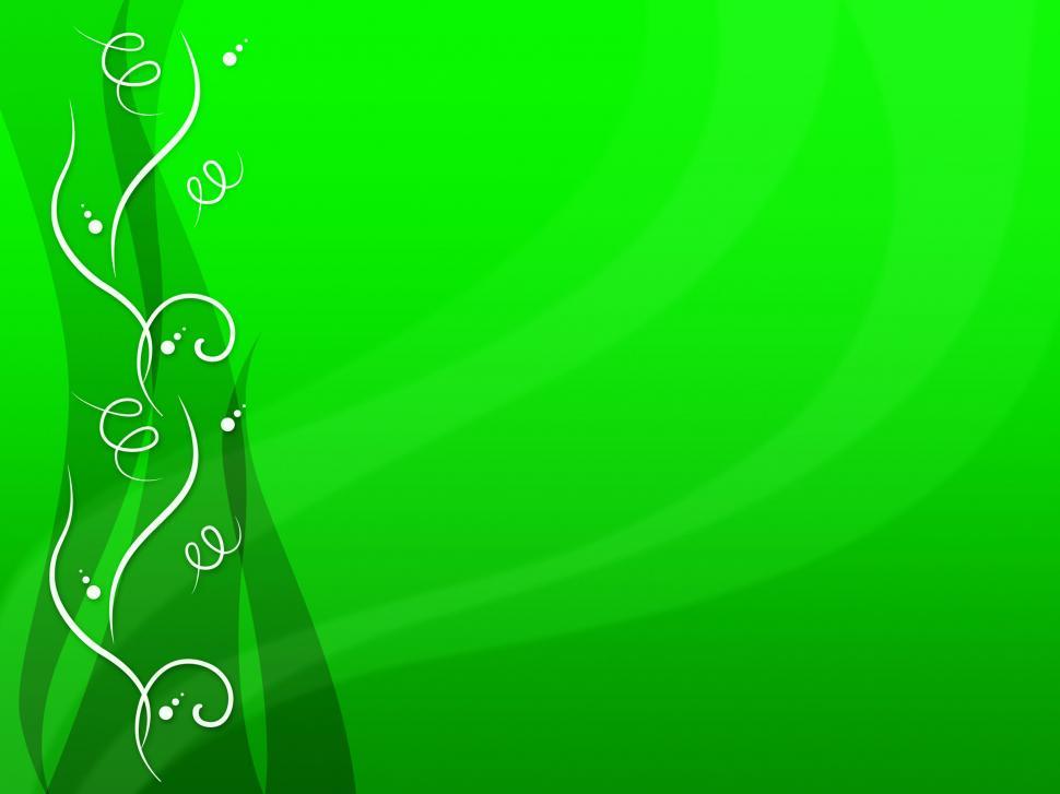 Free Image of Green Floral Background Shows Flower Stem And Growth  