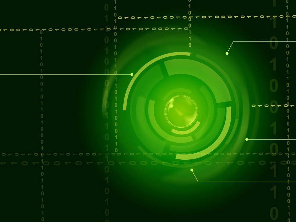 Free Image of Electronic Sensor Background Shows Laser Circuit Or Energy Beam  