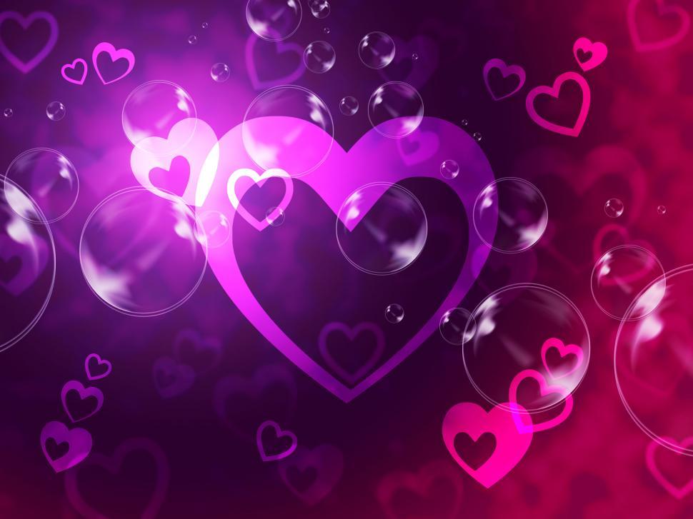 Free Image of Hearts Background Shows Romantic Relationship And Marriage  