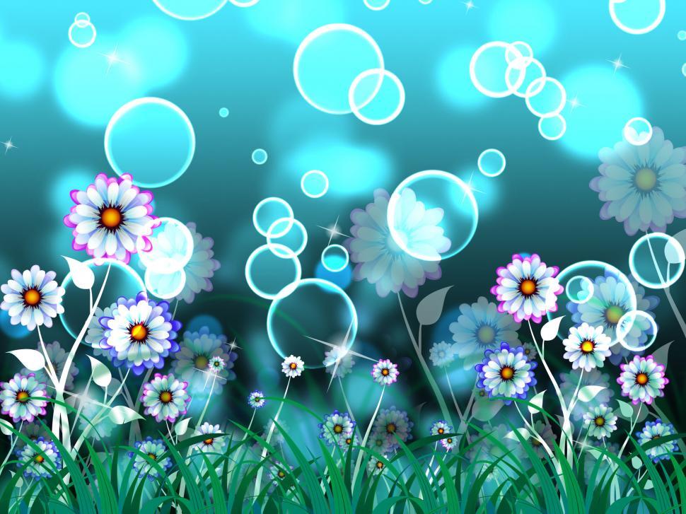 Free Image of Flowers Background Means Growth And Beautiful Garden  