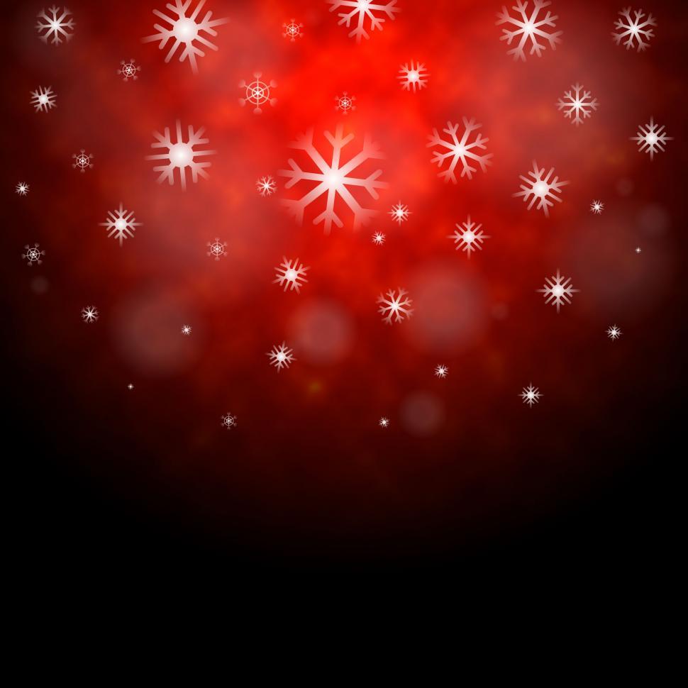 Free Image of Snowflakes Red Background Means Winter Season Wallpaper  