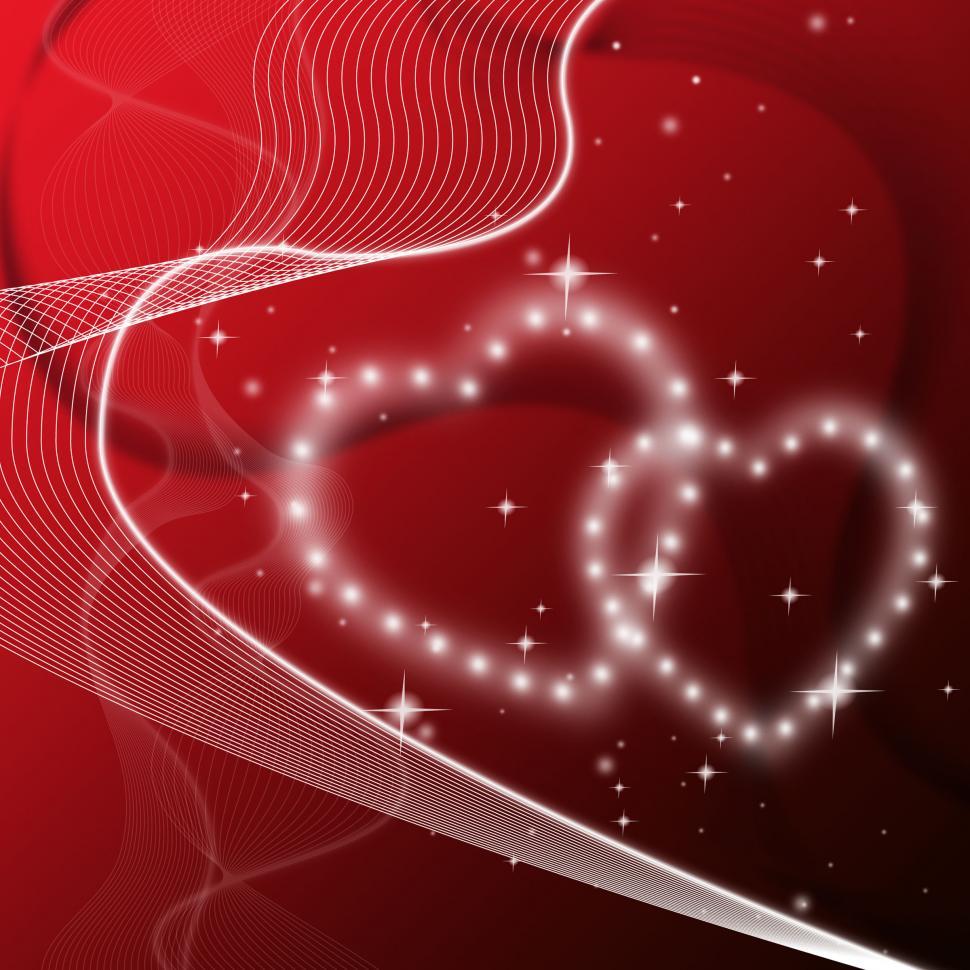 Free Image of Red Hearts Background Means Love Friends Or Family  