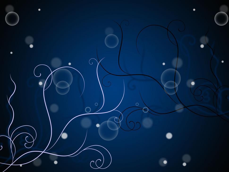 Free Image of Floral And Bubbles Background Means Pretty Growth  