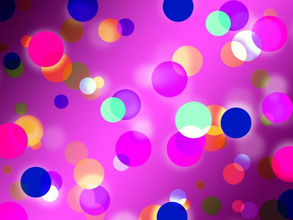 Free Image of Purple Spots Background Means Glowing Dots And Round  