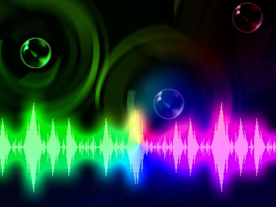 Free Image of Sound Wave Background Means Music Volume Or Amplifier  