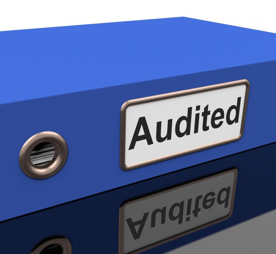 Free Image of Audited File Shows Business Scrutiny And Inspect 