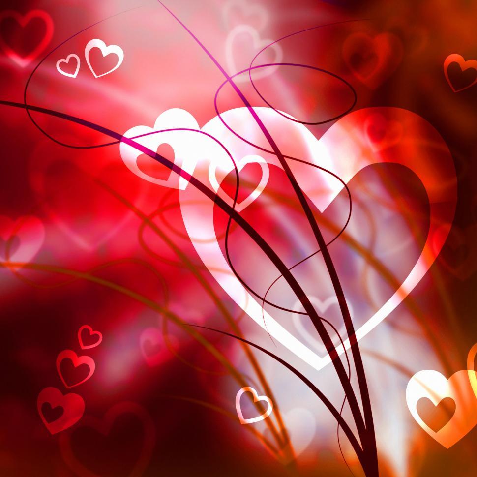 Free Image of Background Heart Represents Valentine Day And Abstract 