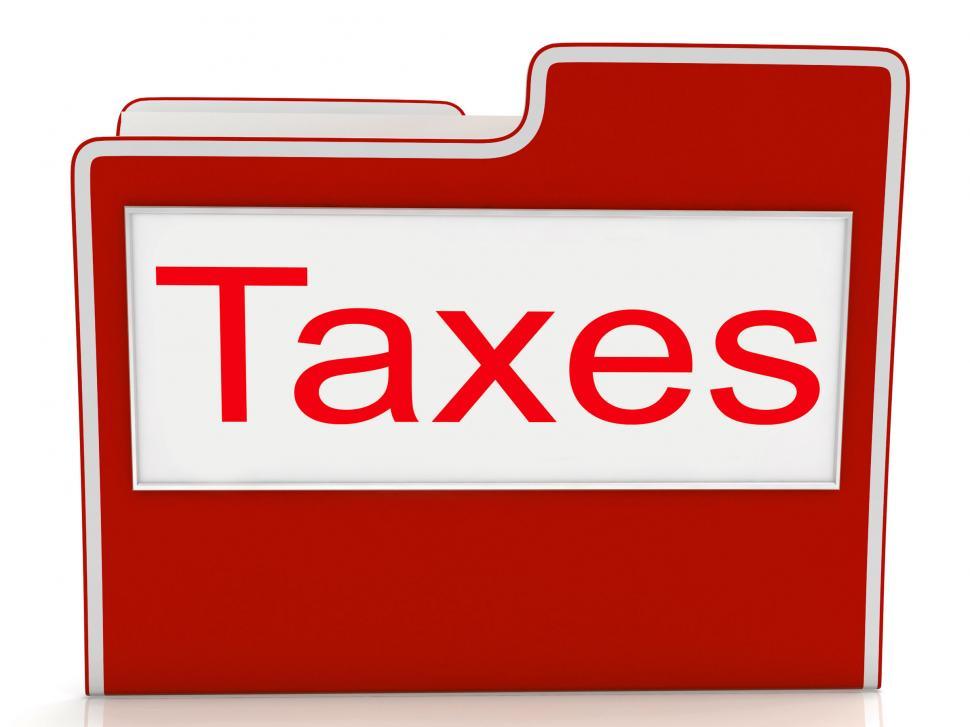 Free Image of Taxes File Means Duties Duty And Taxpayer 