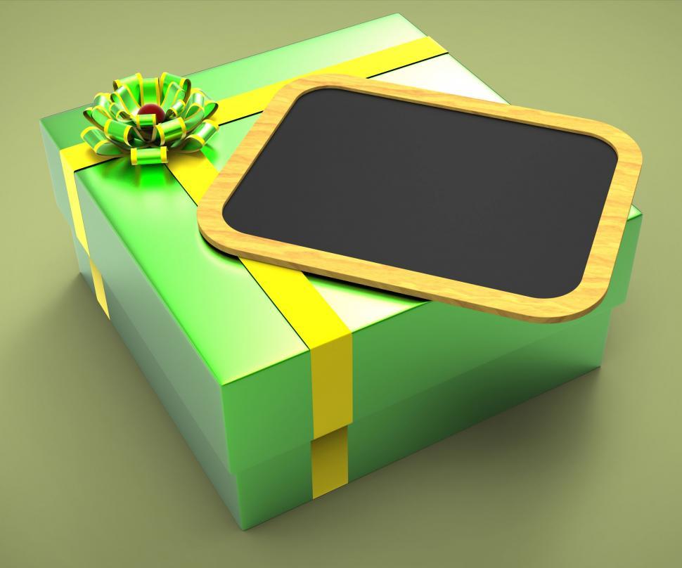 Free Image of Gift Tag Means Empty Space And Copy 