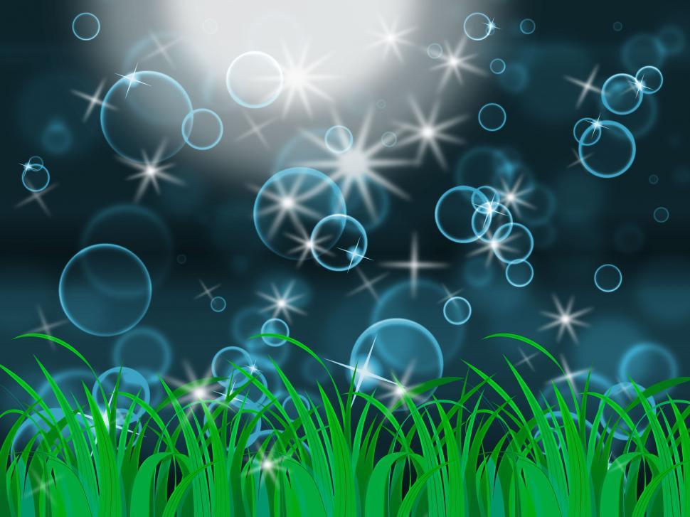 Free Image of Glow Bubbles Represents Light Burst And Dazzling 