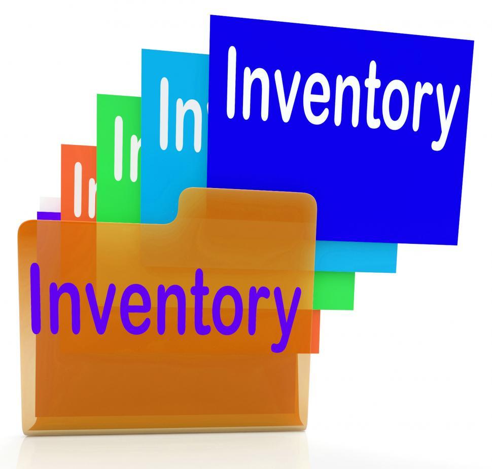 Free Image of Inventory Files Indicates Paperwork Document And Folder 