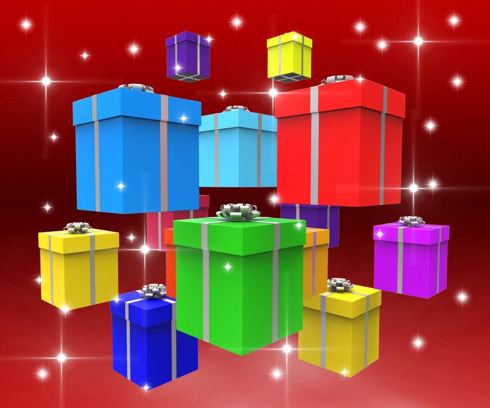 Free Image of Giftboxes Celebration Shows Present Giving And Presents 