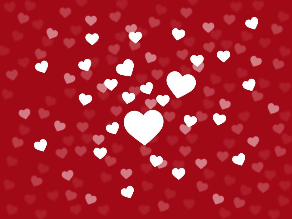 Free Image of Background Heart Means Valentines Day And Affection 