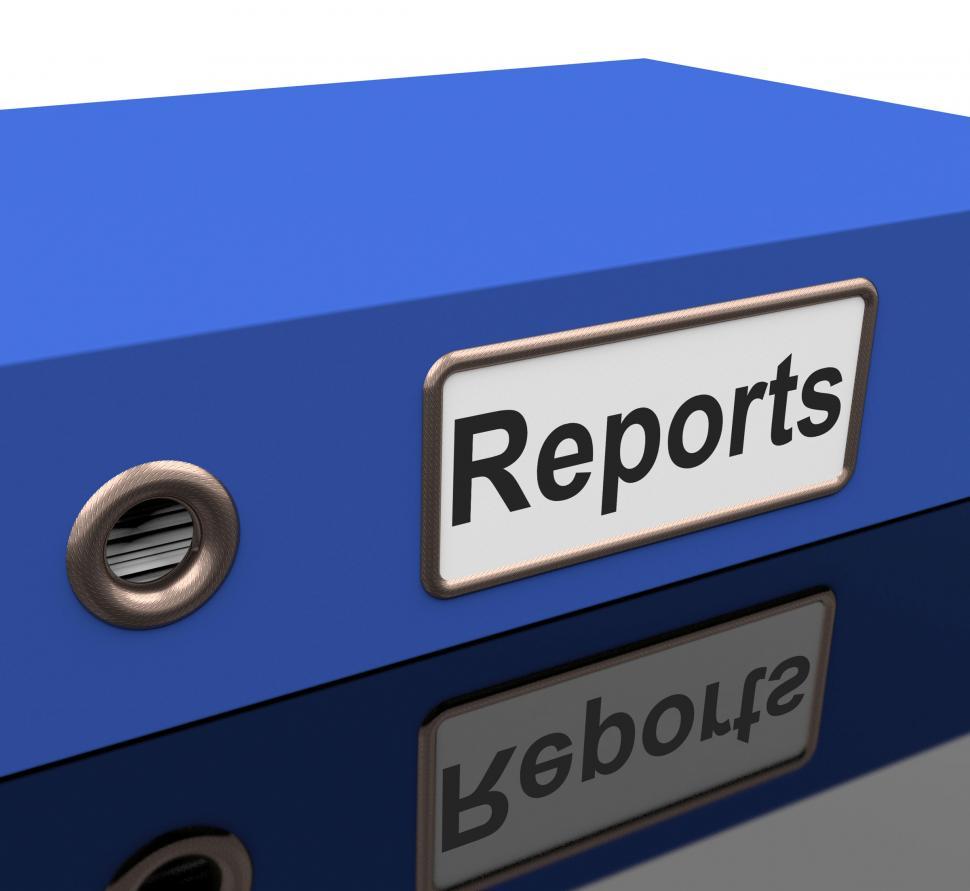 Free Image of File Report Indicates Information Files And Data 