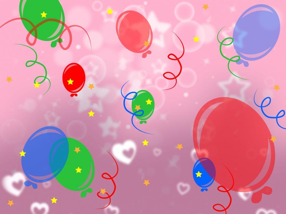 Free Image of Balloons Celebrate Means Backdrop Background And Design 