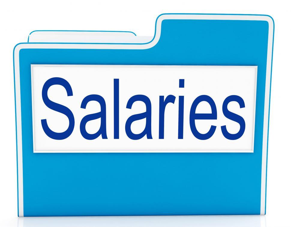 Free Image of Salaries File Means Files Money And Organized 