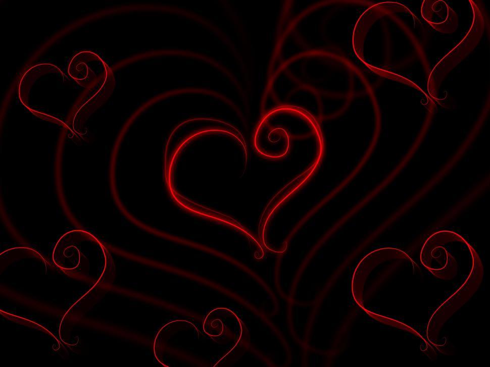 Free Image of Heart Background Indicates Valentine Day And Backdrop 