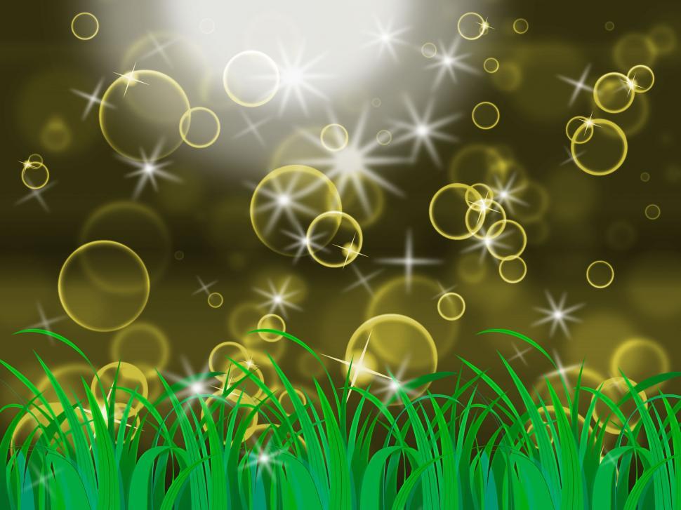 Free Image of Glow Bubbles Means Light Burst And Backgrounds 