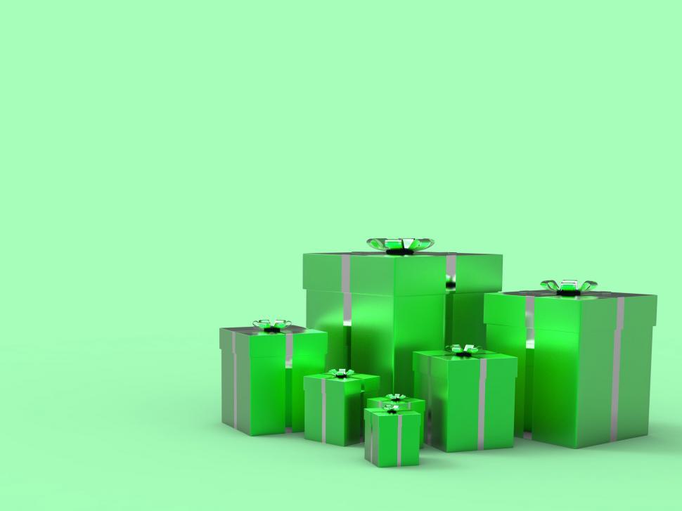 Free Image of Copyspace Birthday Indicates Gift-Box Celebrate And Blank 