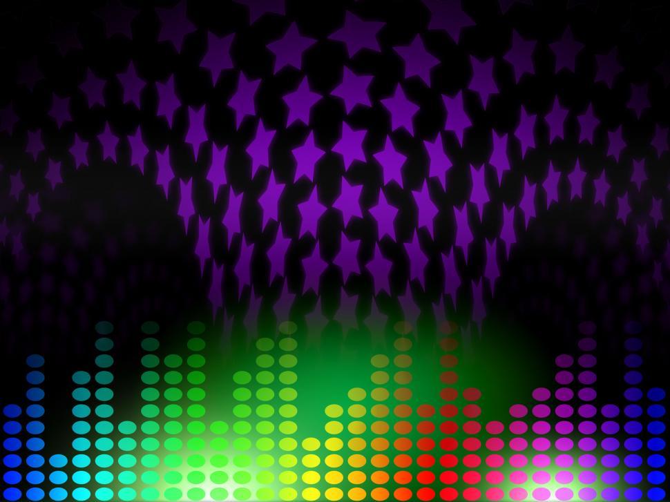 Free Image of Background Equaliser Represents Musical Backdrop And Audio 
