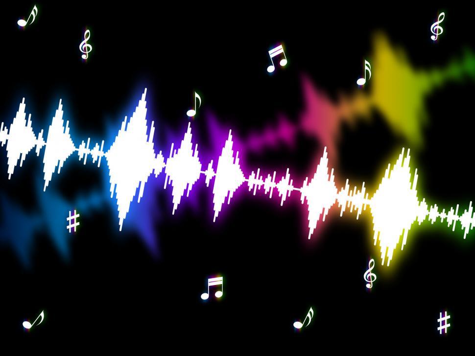 Free Image of Sound Wave Means Soundwaves Graph And Acoustic 