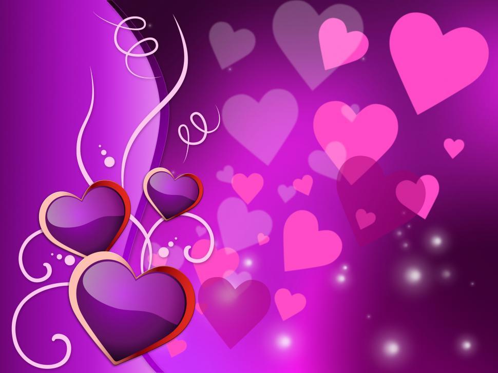 Free Image of Background Hearts Represents Valentines Day And Backdrop 