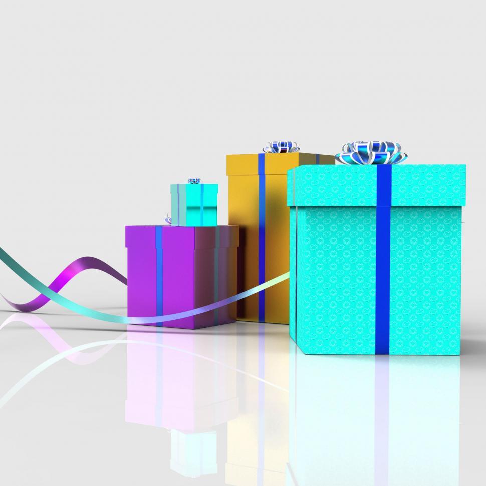 Free Image of Celebration Giftboxes Means Parties Giving And Fun 