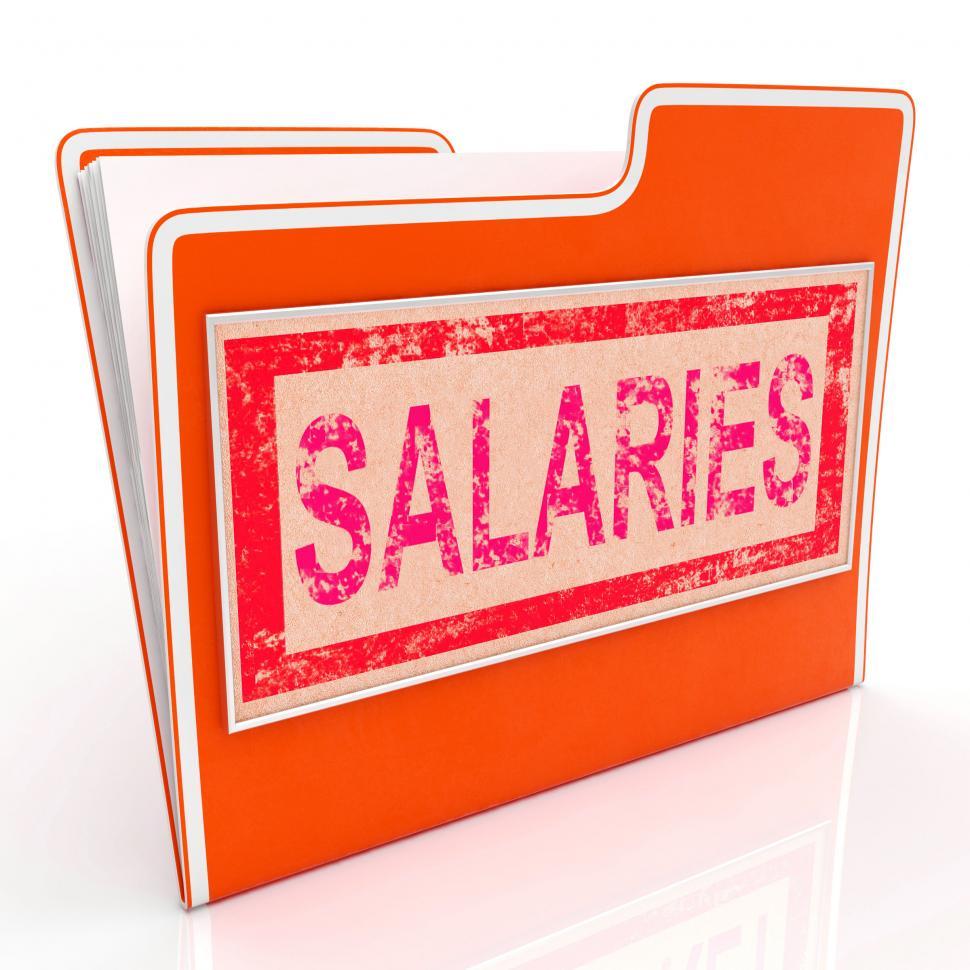 Free Image of File Salaries Means Business Pay And Wage 