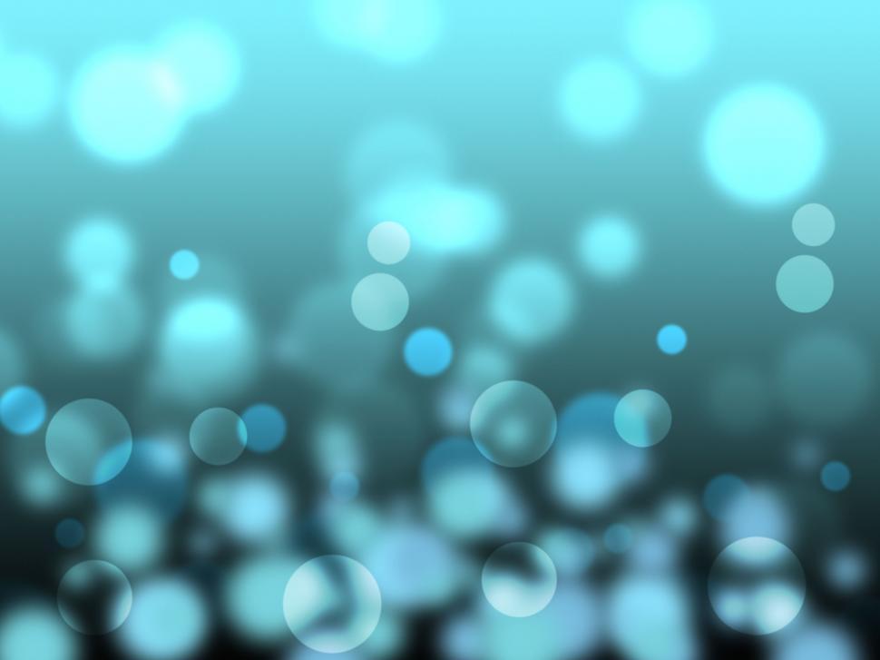 Free Image of Bokeh Blue Shows Light Burst And Backdrop 