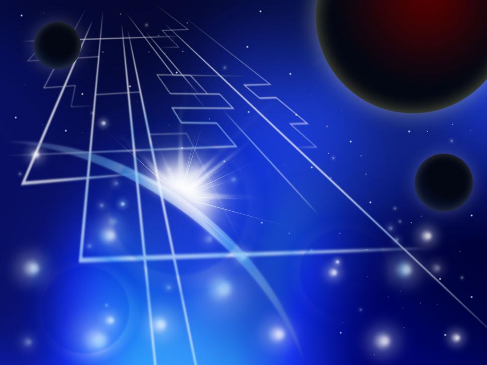 Free Image of Background Space Represents Solar System And Abstract 