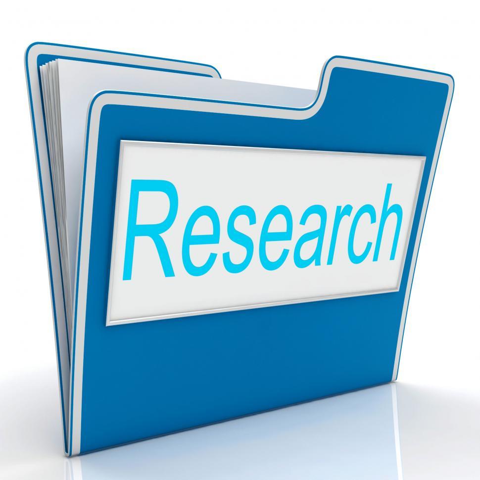 Free Image of Research File Indicates Gathering Data And Studies 