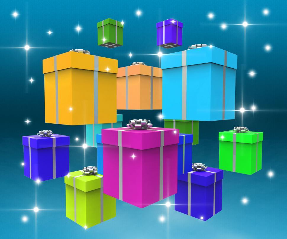 Free Image of Celebration Giftboxes Indicates Fun Surprise And Surprises 