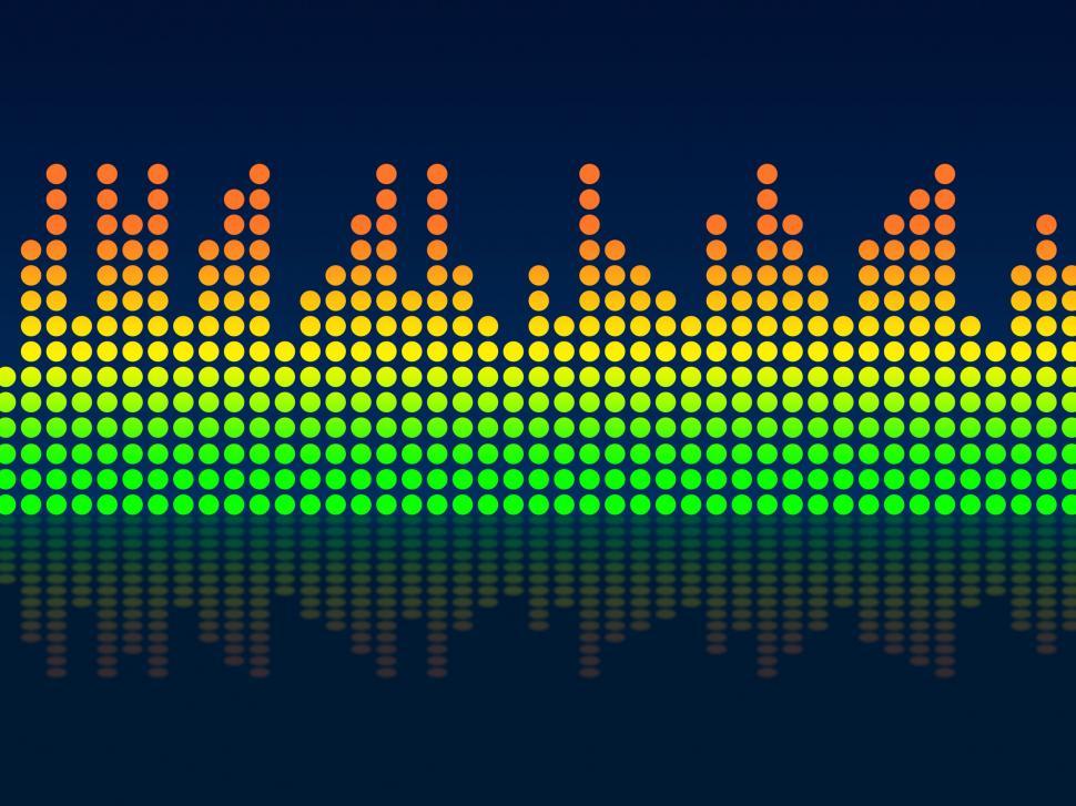 Free Image of Equaliser Background Indicates Text Space And Acoustic 