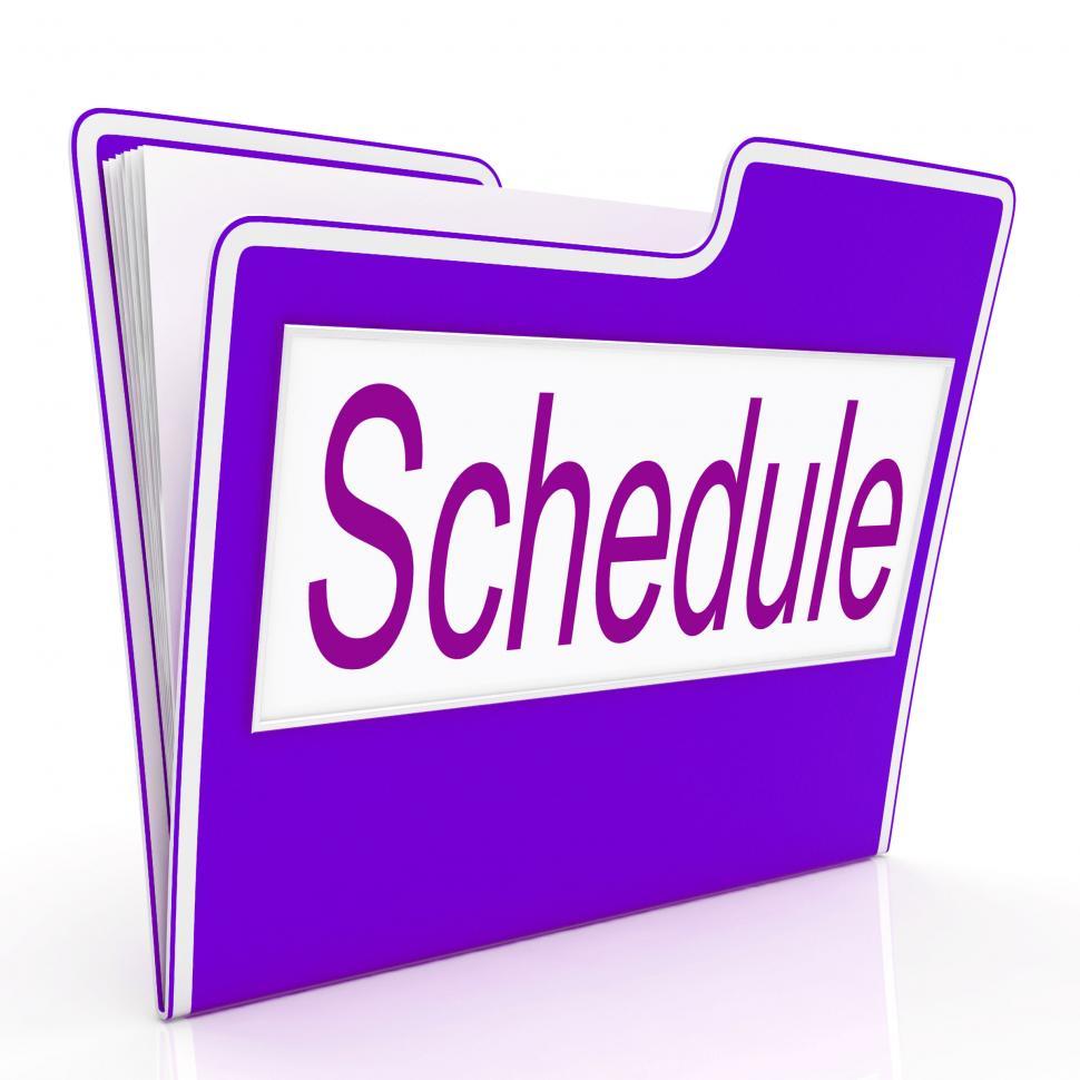 Free Image of File Schedule Means Plan Files And Business 