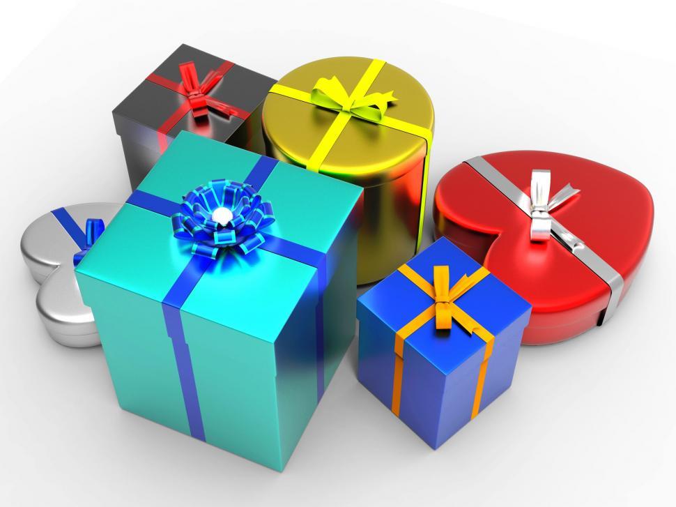 Free Image of Giftbox Giftboxes Represents Gift-Box Giving And Surprise 