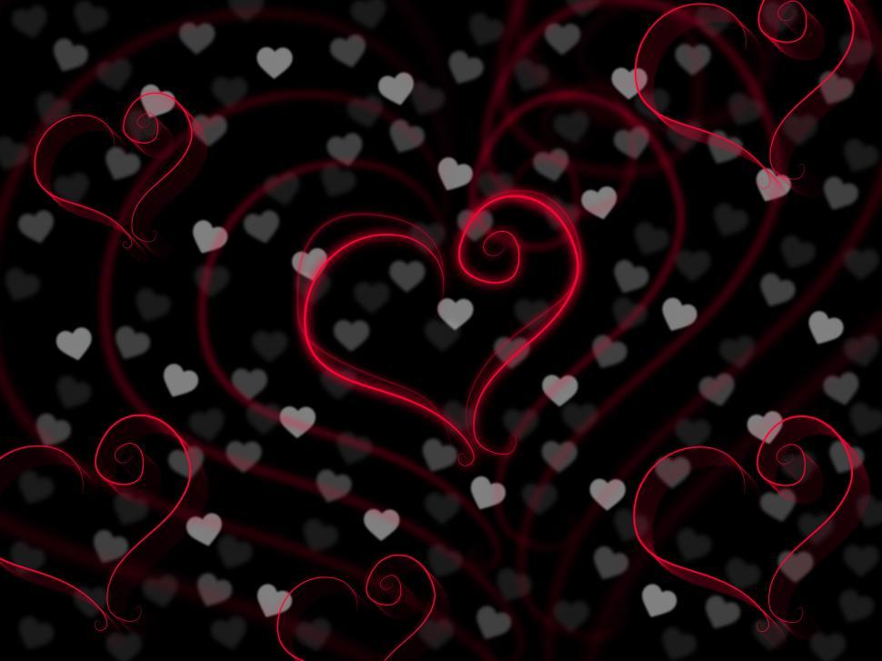 Free Image of Background Heart Means Valentine Day And Backdrop 