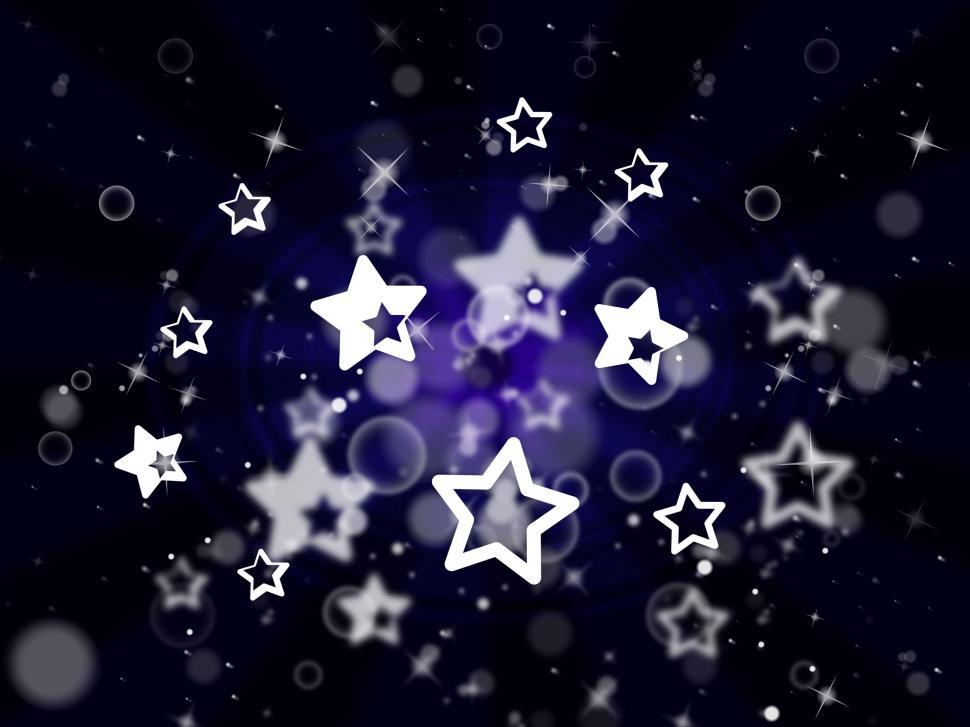 Free Image of Stars Background Represents Light Burst And Glare 
