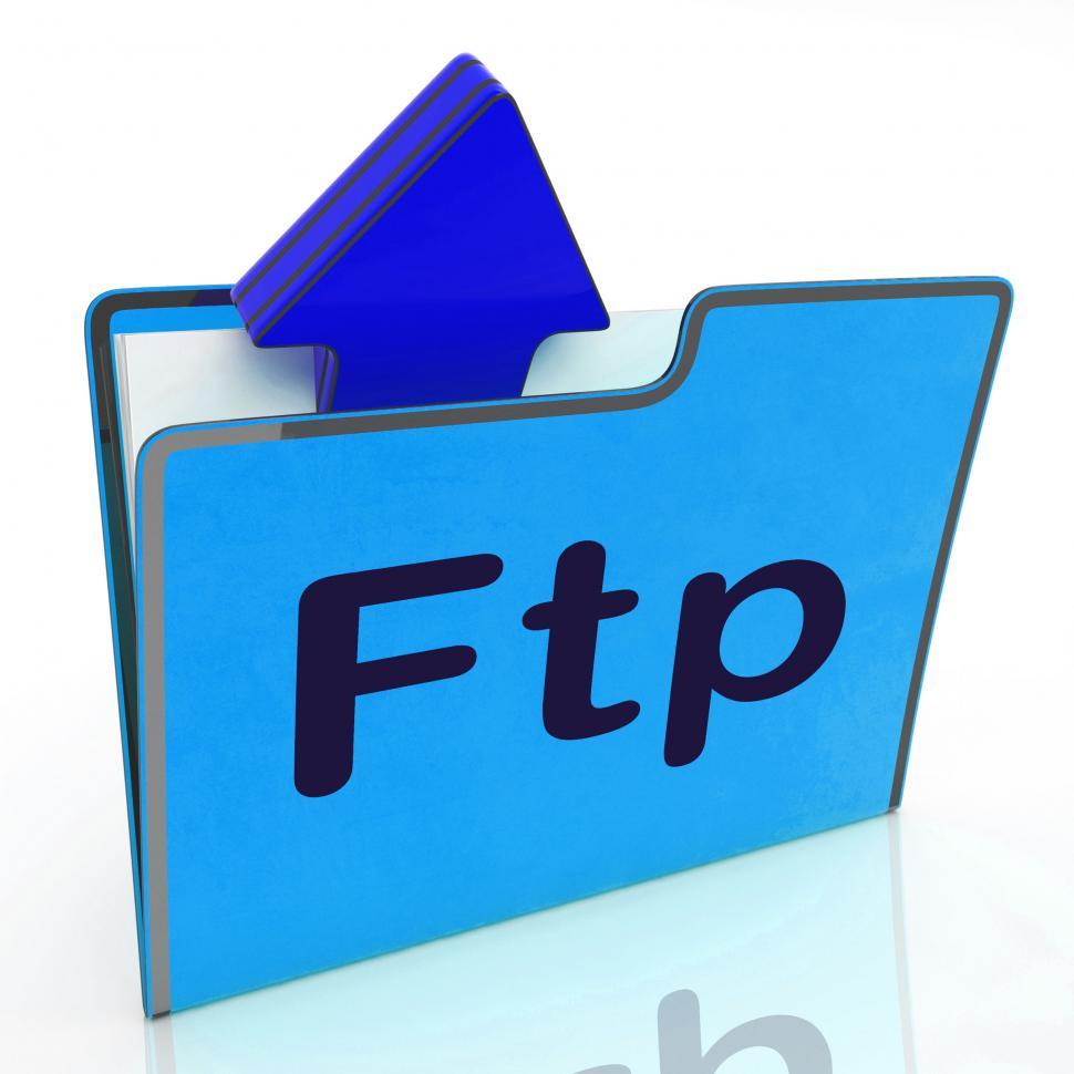 Free Image of Ftp File Represents Transfer Files And Binder 