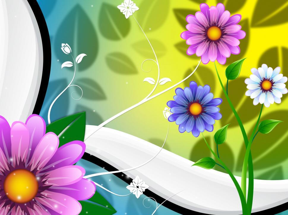 Free Image of Floral Background Means Abstract Backgrounds And Blooming 